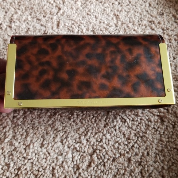 Tory Burch Handbags - TORY BURCH animal print clutch